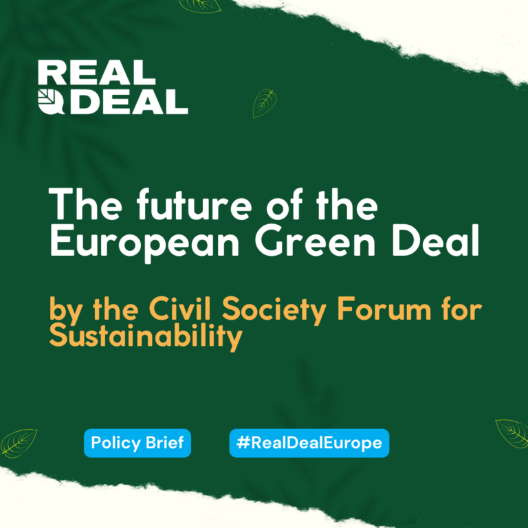 Policy Brief: The Future of the European Green Deal